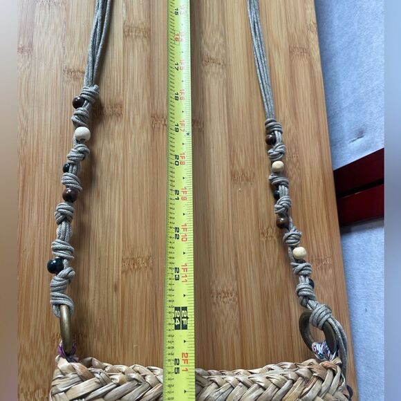 Sun n’ Sand Layered Ruffle Purple Floral & Paisley Mini Boho Crossbody Bag - Picture 9 of 16